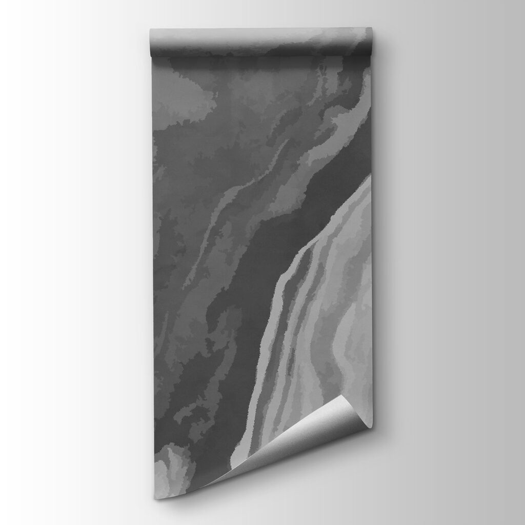Swirling shades of monochrome beauty