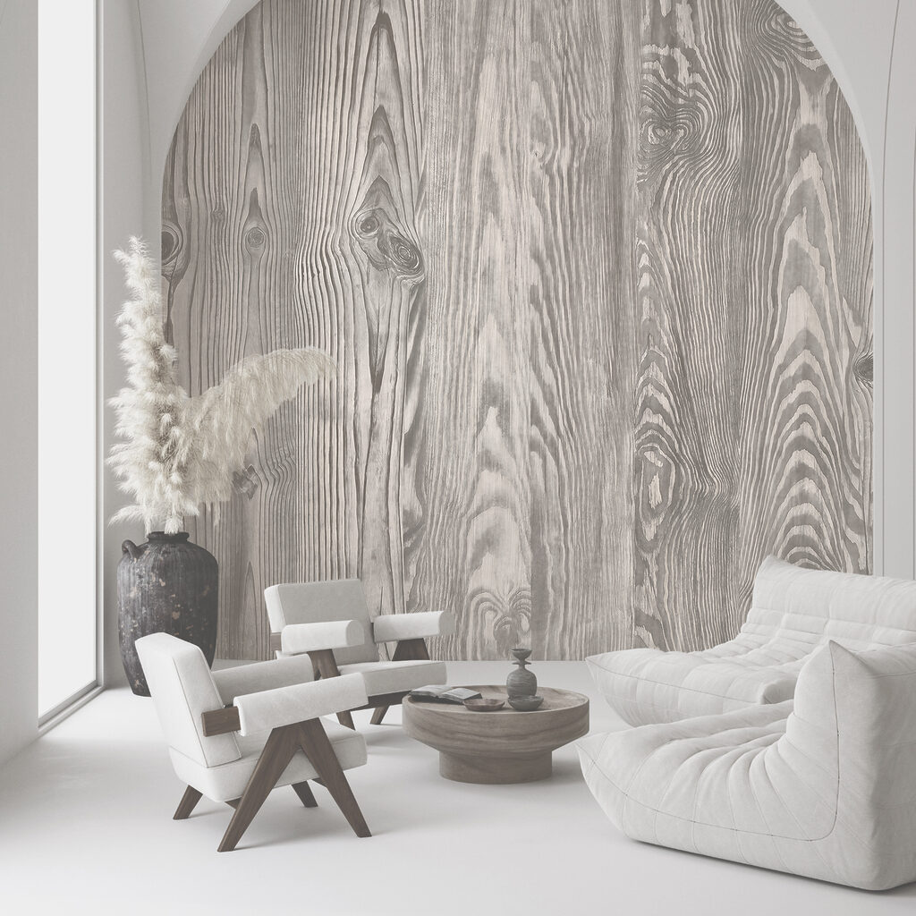 Von der Natur inspiriertes, neutrales Holzmuster