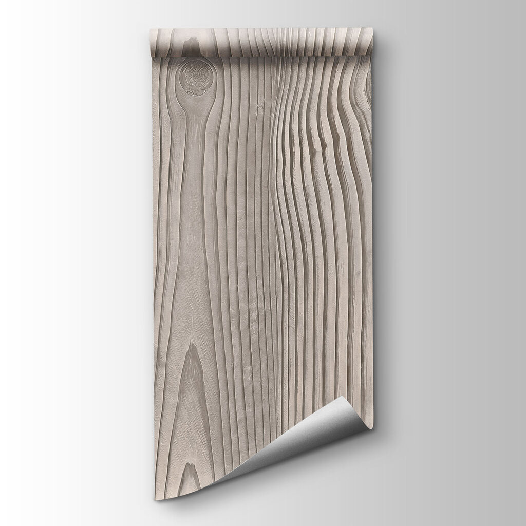 Nature-inspired neutral wood pattern