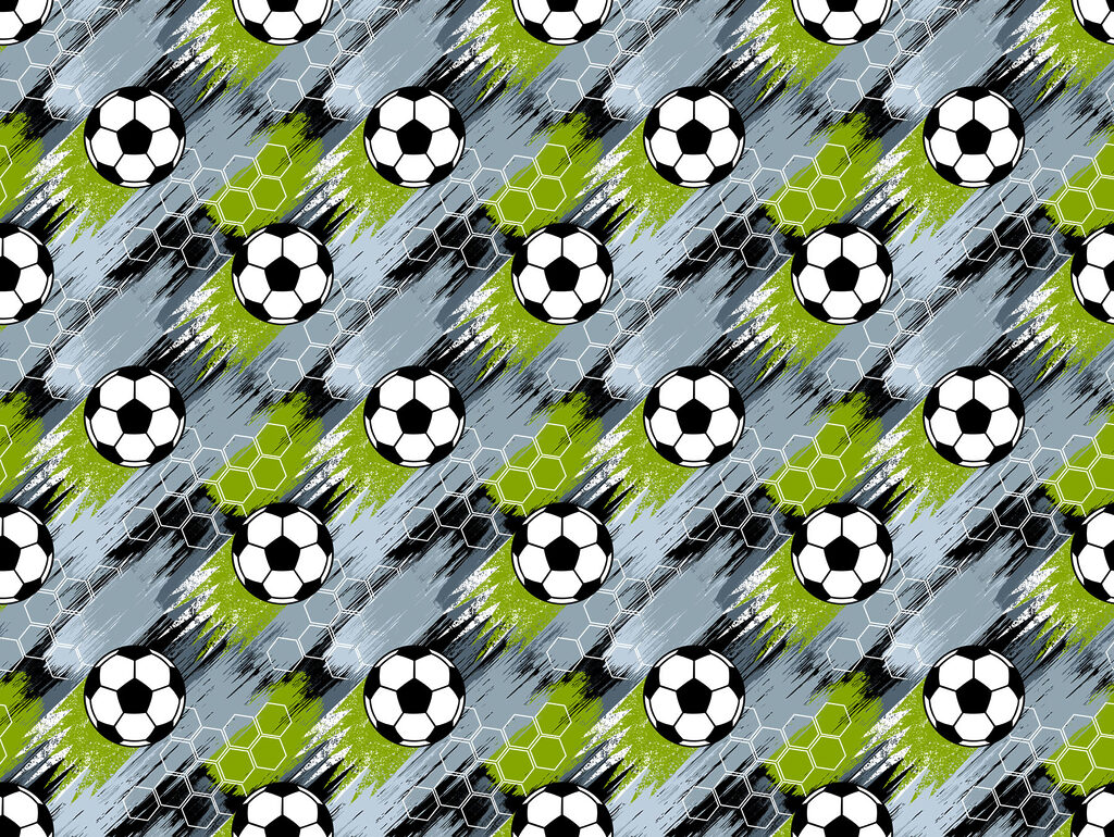 Pattern of football balls