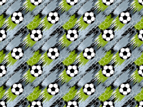 Pattern of football balls