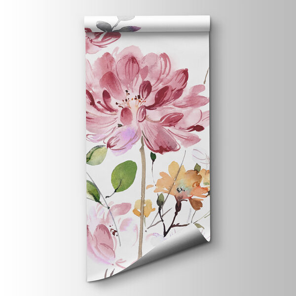 Painting of flowers and leaves Painting of flowers and leaves
