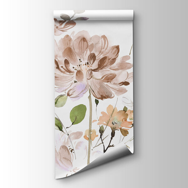 Painting of flowers and leaves Painting of flowers and leaves