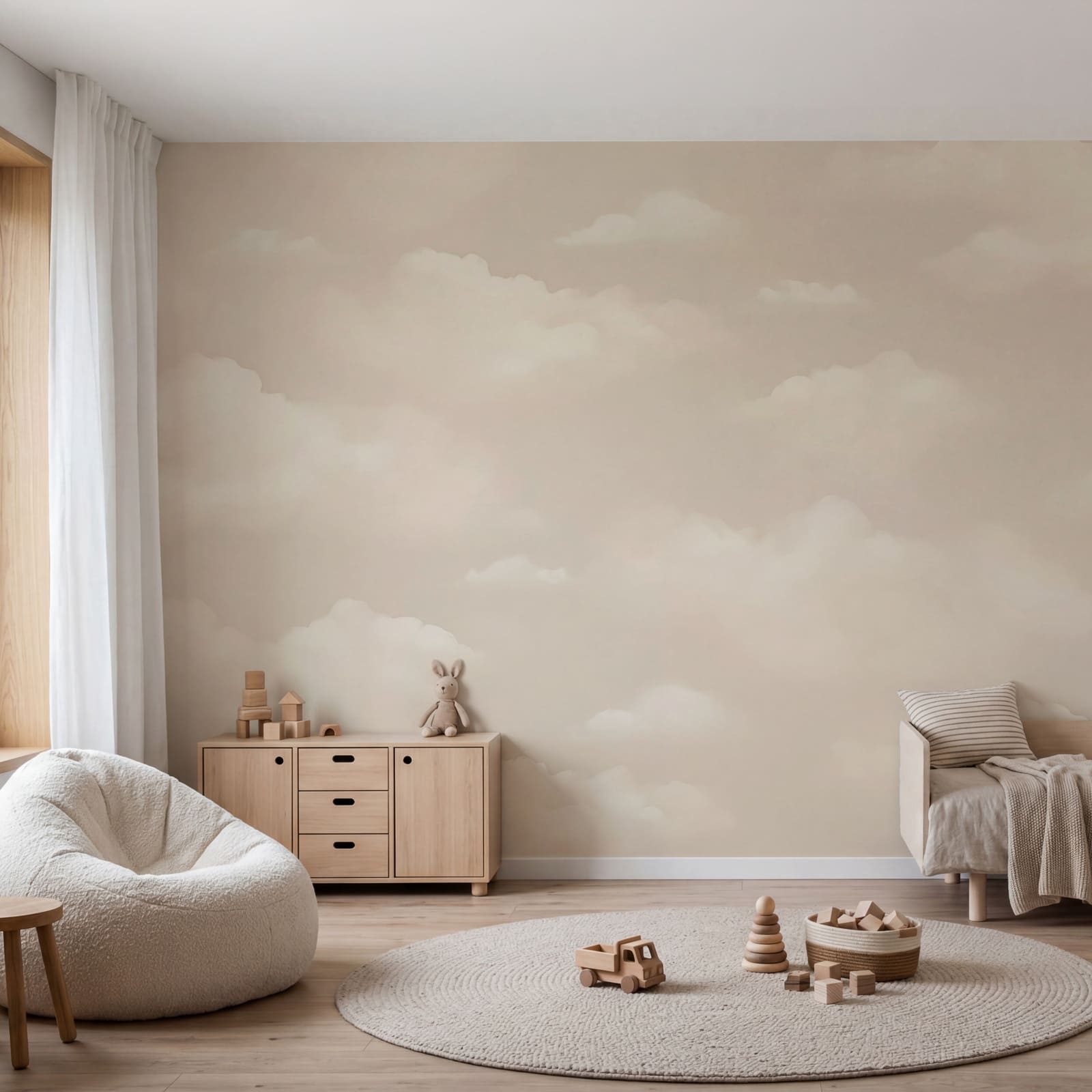 Weiße Wolken am Himmel Weiße Wolken am Himmel