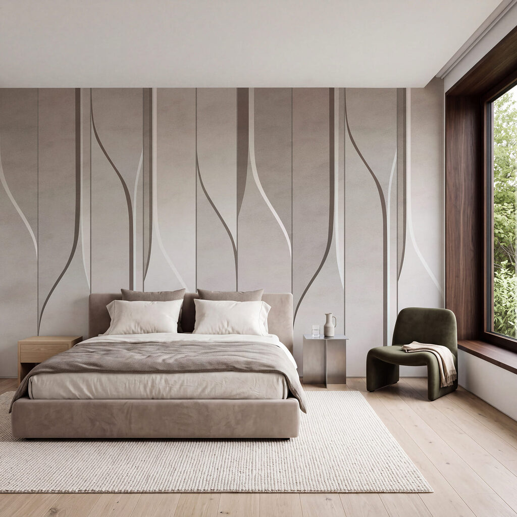 Elegante Linien schaffen faszinierende Dimensionen