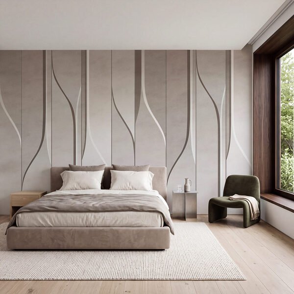 Elegante Linien schaffen faszinierende Dimensionen