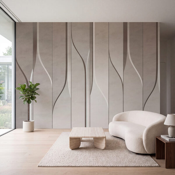 Elegante Linien schaffen faszinierende Dimensionen