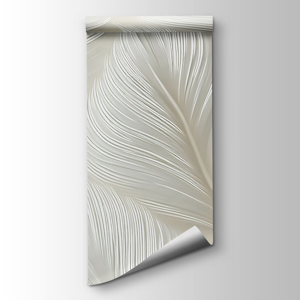 White feather pattern