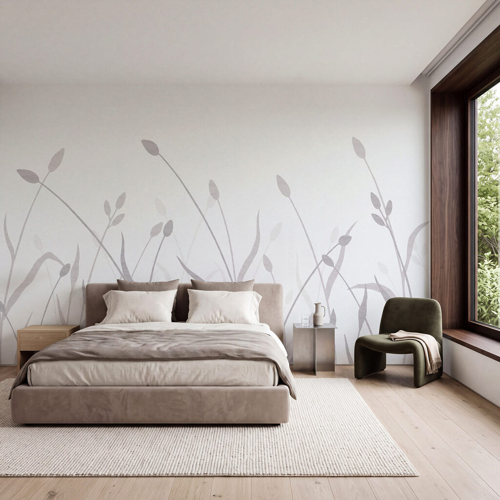 Ruhiges, von der Natur inspiriertes abstraktes Design