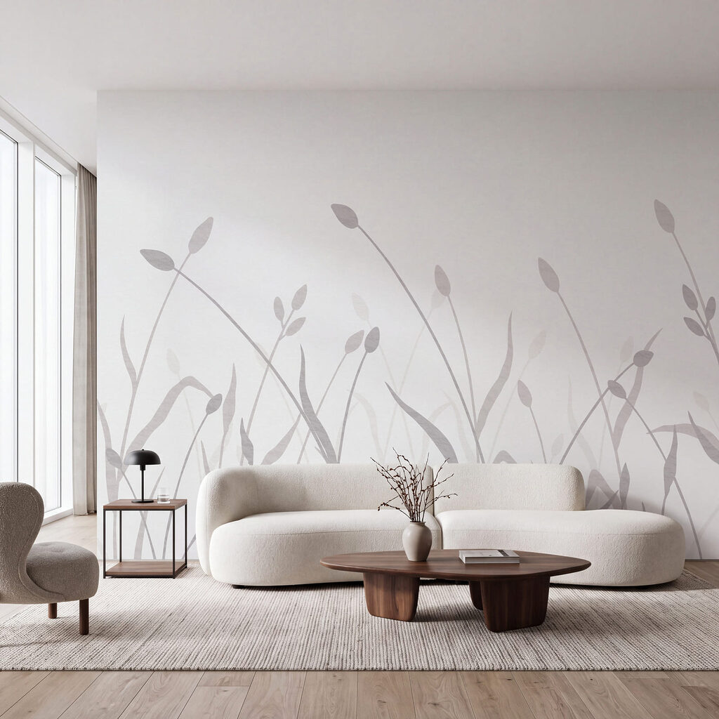 Ruhiges, von der Natur inspiriertes abstraktes Design
