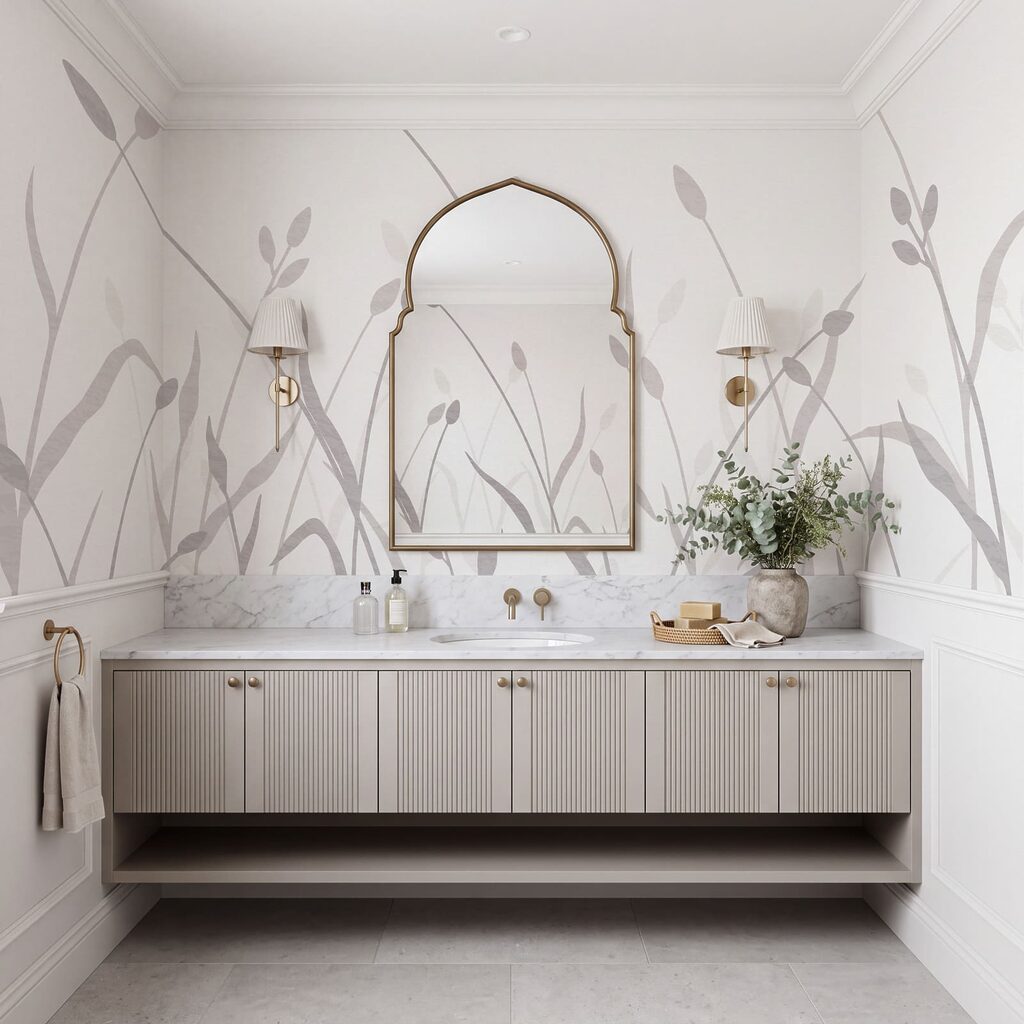 Ruhiges, von der Natur inspiriertes abstraktes Design