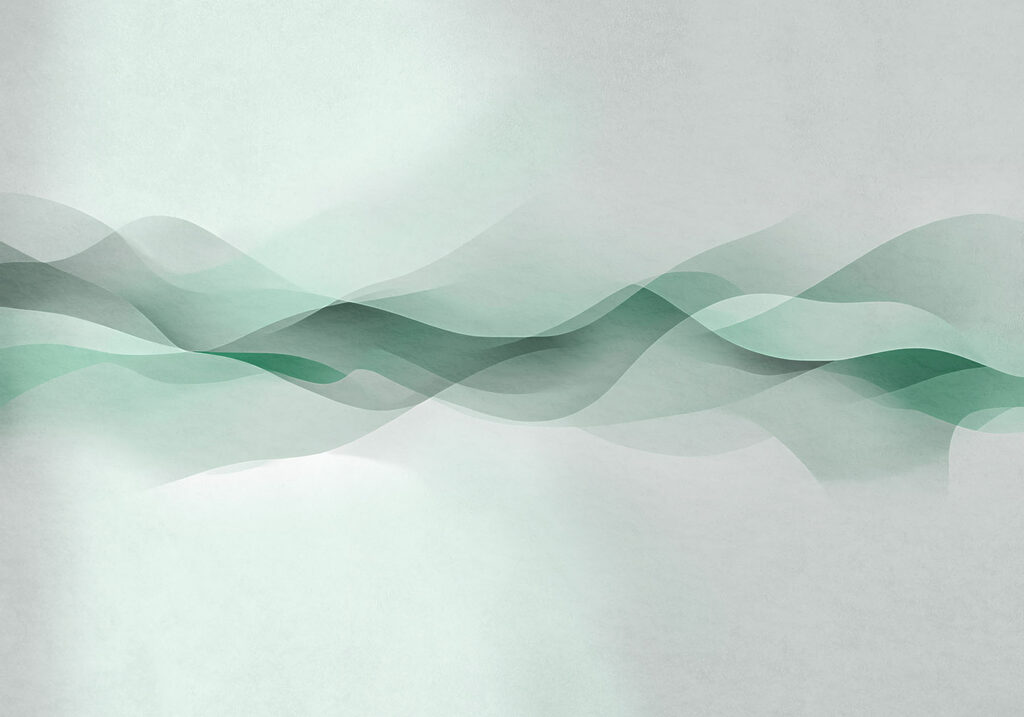 Green and white wavy lines Green and white wavy lines