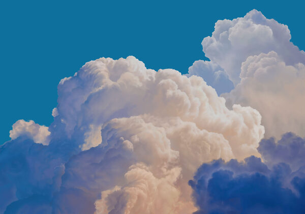 Fototapeten Blauer Himmel mit Wolken (Artikelnummer: t01046)
