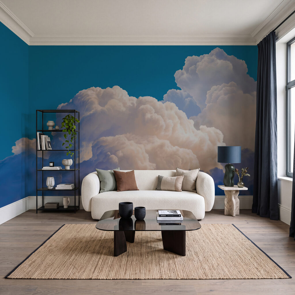 Fototapeten Blauer Himmel mit Wolken (Artikelnummer: t01046)