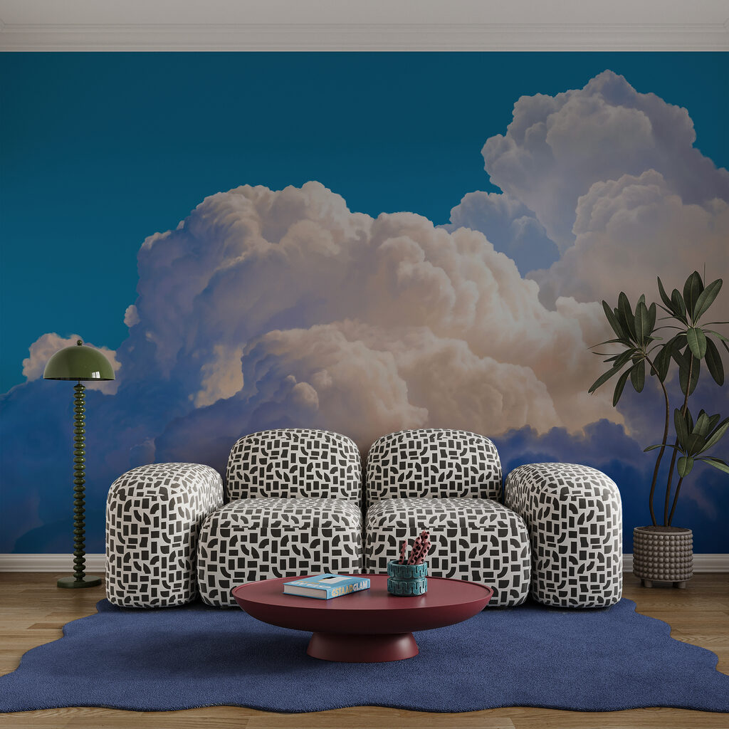 Fototapeten Blauer Himmel mit Wolken (Artikelnummer: t01046)