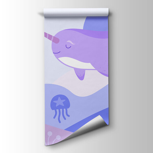 Fototapeten Karikatur eines Wals und eines Narwals (Artikelnummer: t01053v2) Fototapeten Karikatur eines Wals und eines Narwals (Artikelnummer: t01053v2)