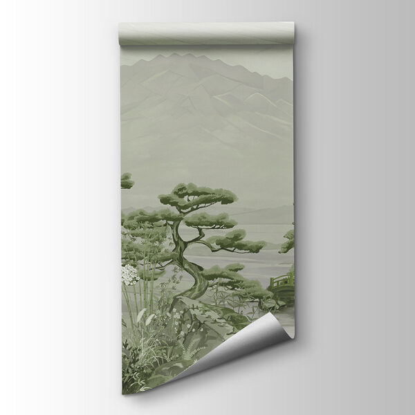 Fototapeten Landschaft mit Bergen und Bäumen (Artikelnummer: t01063v4)