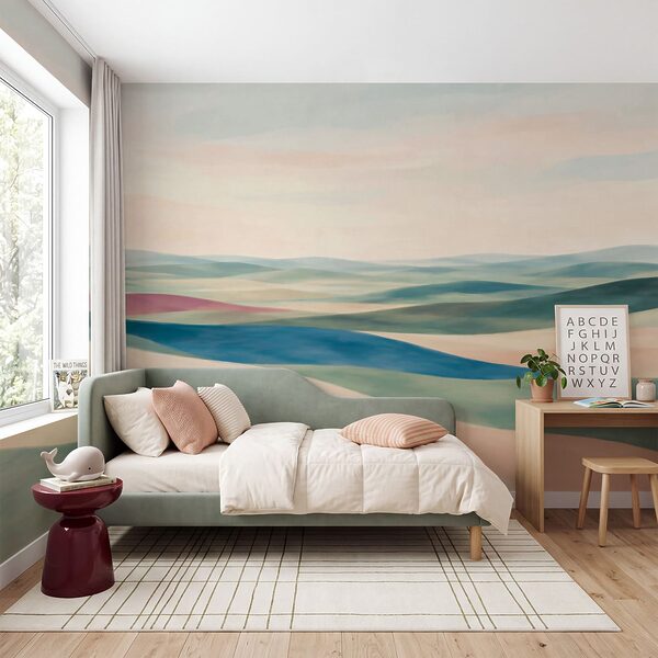 Fototapeten Landschaft mit Hügeln und blauem Himmel (Artikelnummer: t01109) Fototapeten Landschaft mit Hügeln und blauem Himmel (Artikelnummer: t01109)