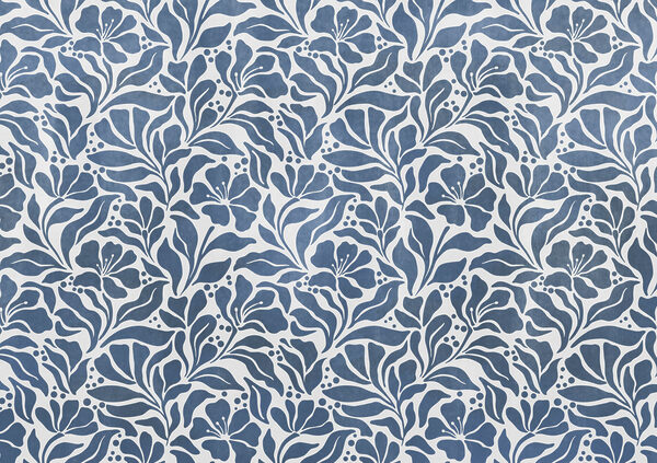 Fototapeten Blau-weißes Blumenmuster (Artikelnummer: t01114v1) Fototapeten Blau-weißes Blumenmuster (Artikelnummer: t01114v1)