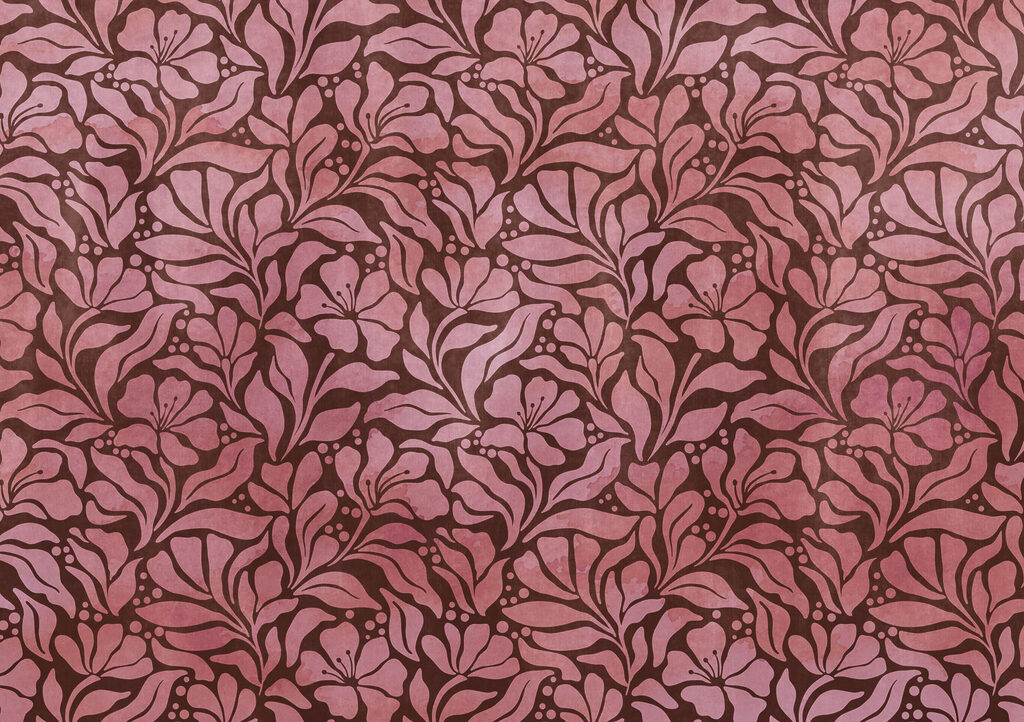 Fototapeten Muster aus rosa Blumen (Artikelnummer: t01114v2) Fototapeten Muster aus rosa Blumen (Artikelnummer: t01114v2)