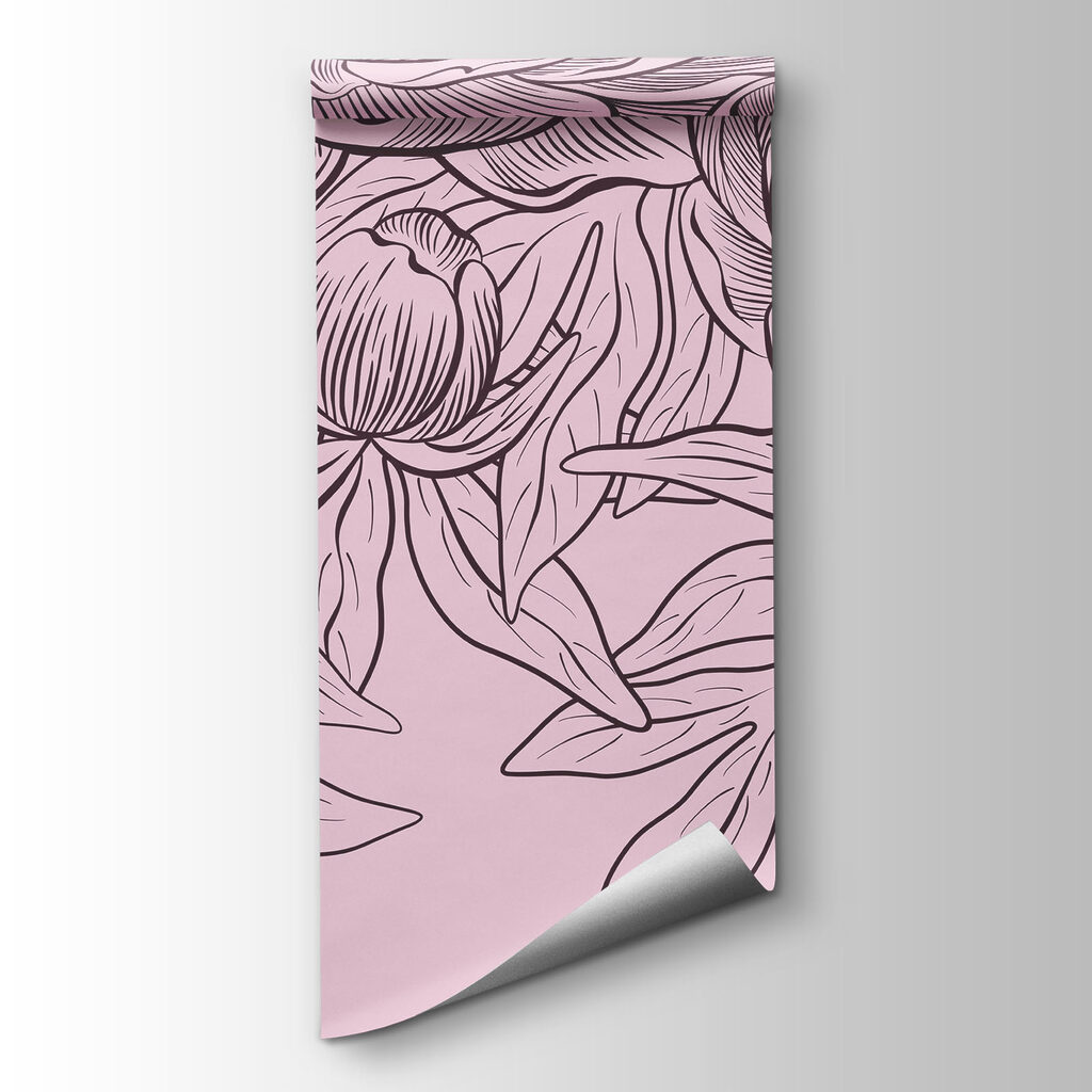 Fototapeten Strichzeichnung von Blumen (Artikelnummer: t01123v1) Fototapeten Strichzeichnung von Blumen (Artikelnummer: t01123v1)