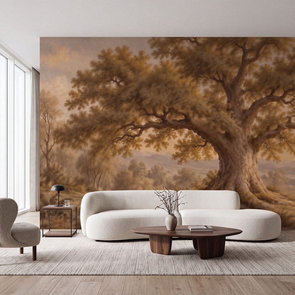 Fototapeten Großer Baum mit einem dicken Stamm (Artikelnummer: t01127) Fototapeten Großer Baum mit einem dicken Stamm (Artikelnummer: t01127)