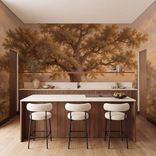 Fototapeten Großer Baum mit einem dicken Stamm (Artikelnummer: t01127) Fototapeten Großer Baum mit einem dicken Stamm (Artikelnummer: t01127)
