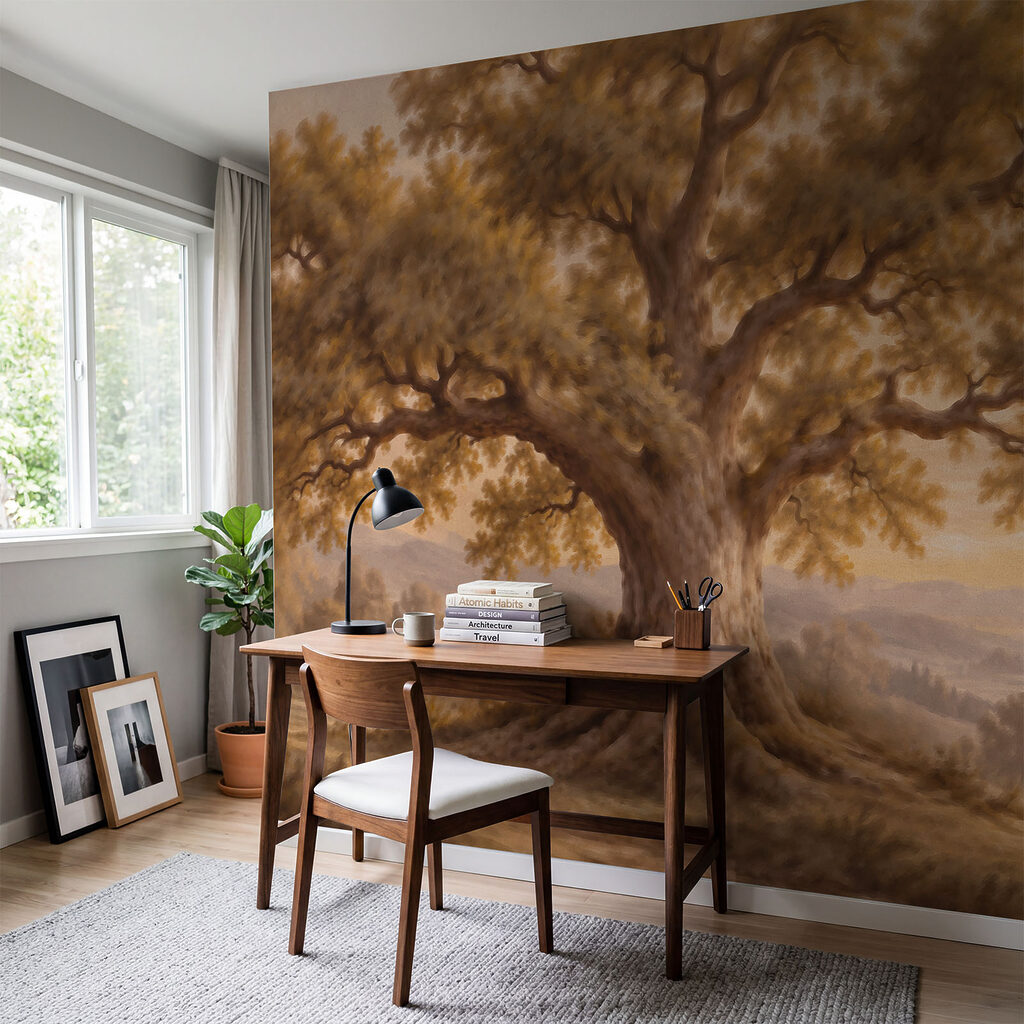 Fototapeten Großer Baum mit einem dicken Stamm (Artikelnummer: t01127) Fototapeten Großer Baum mit einem dicken Stamm (Artikelnummer: t01127)
