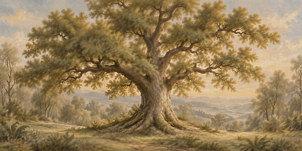 Fototapeten Großer Baum mit einem dicken Stamm (Artikelnummer: t01127v2) Fototapeten Großer Baum mit einem dicken Stamm (Artikelnummer: t01127v2)